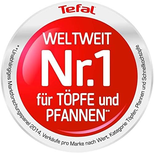 Tefal de-luxe Induktion Pfannenset 5-teilig 20, 24 & 28 cm + Jamie Oliver Glasdeckel 24 cm & 28 cm,