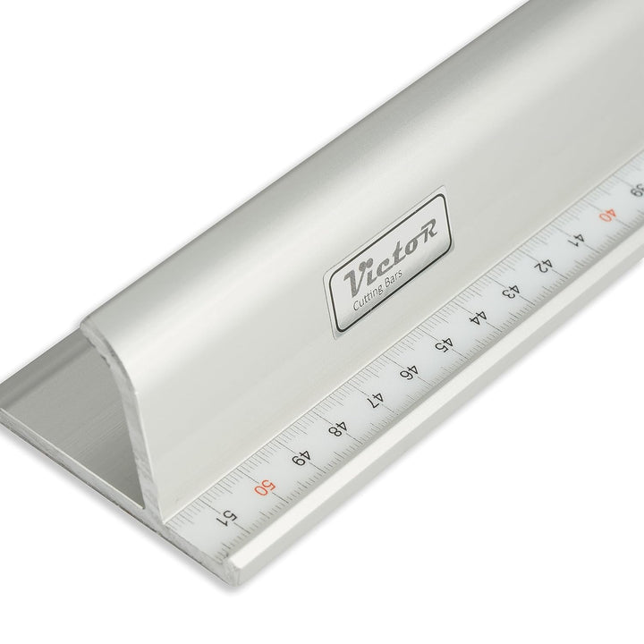 Victor Bar Schneidelineal aus Aluminium Profi-Ausführung rutschsicher