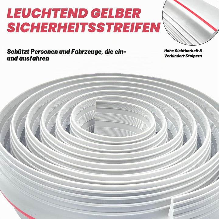 Garagentor Dichtung 3M universeller Schwellendichtung Wetterfeste Gummi-Bodenabdichtung，Gummi DIY Bo