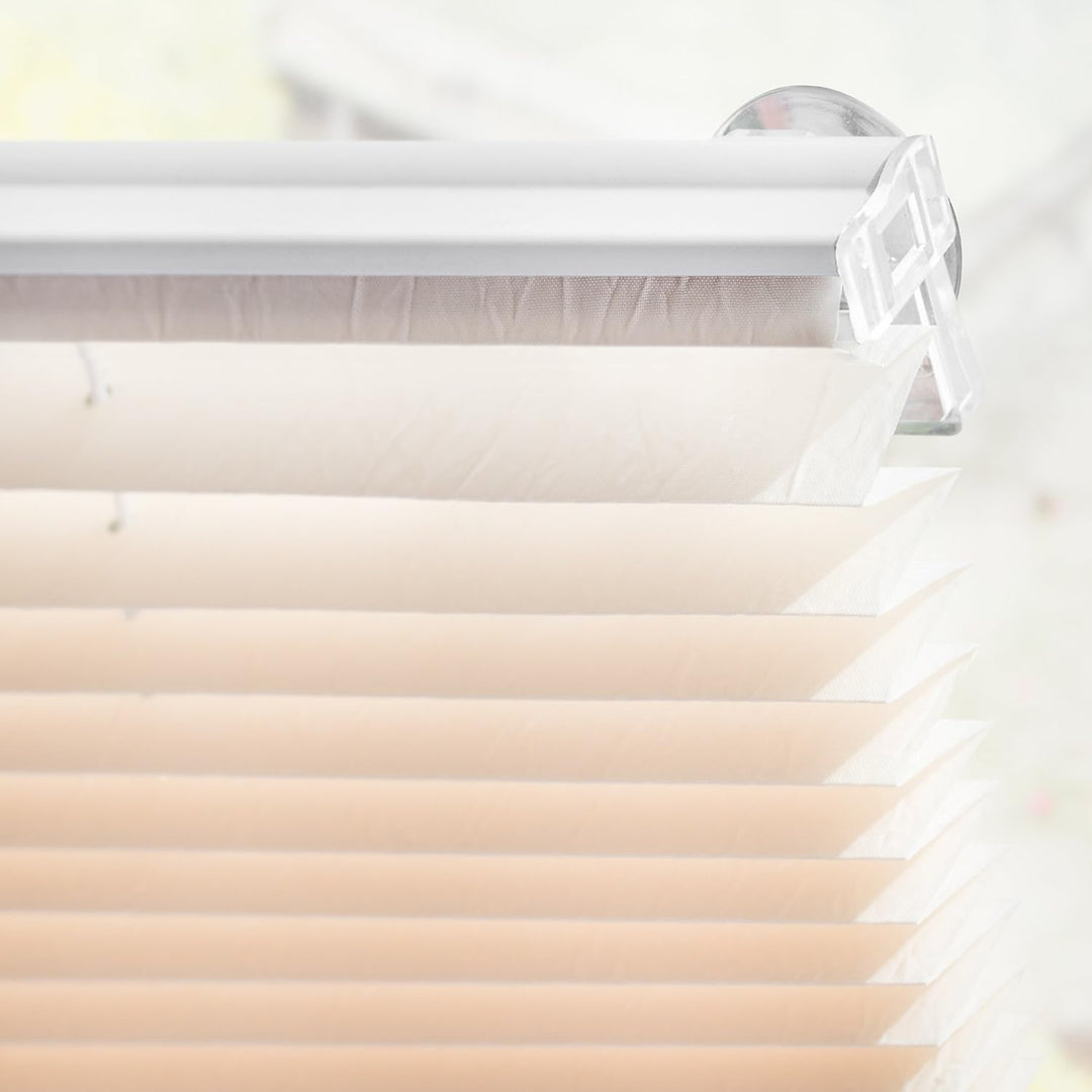 Lichtblick Dachfenster Plissee Haftfix, ohne Bohren, mit Saugnäpfen, für Veluxdachfenster, Fensterpl