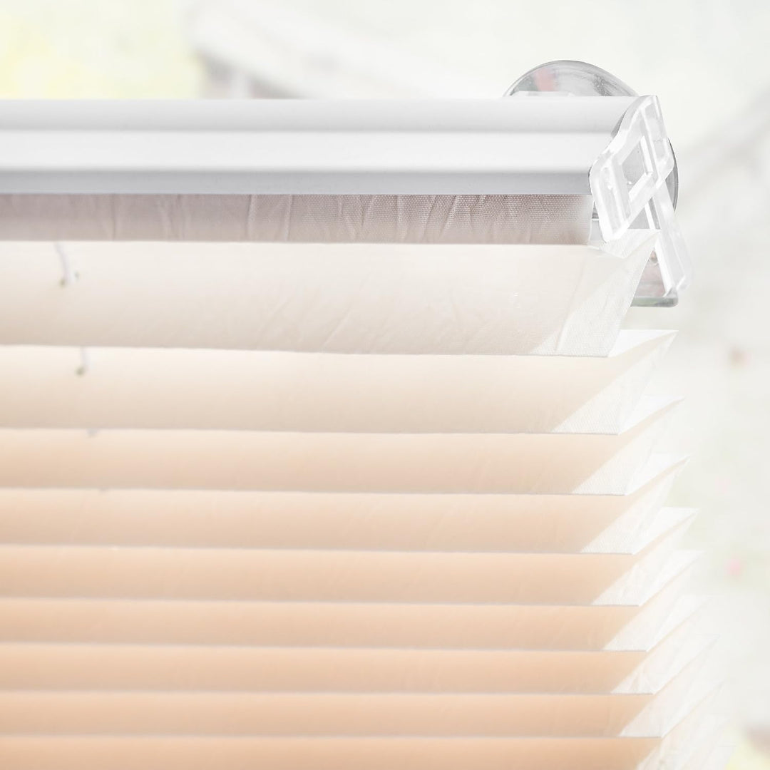 Lichtblick Dachfenster Plissee Haftfix, ohne Bohren, mit Saugnäpfen, für Veluxdachfenster, Fensterpl