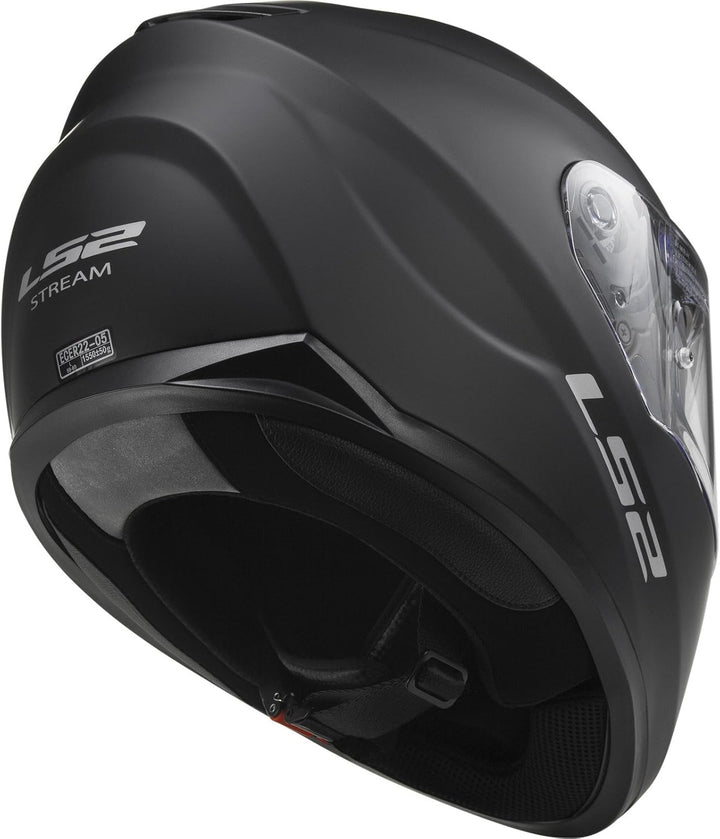 LS2 Motorradhelm STREAM EVO Mat, Schwarz mat, Grösse XS XS Schwarz mat, XS Schwarz mat