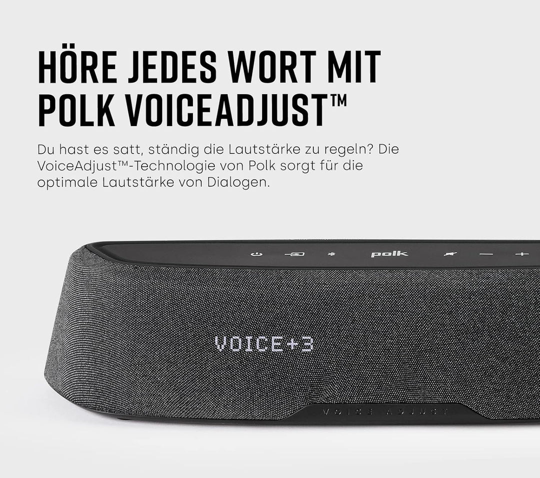 Polk Audio MagniFi Mini AX ultrakomakte TV-Soundbar mit Wireless Subwoofer, Dolby Atmos und DTS:X, H