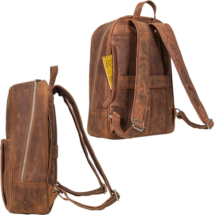 STILORD 'Etienne' Laptop Rucksack Leder 15 Zoll Business Rucksack Damen Leder Herren Notebook Rucksa