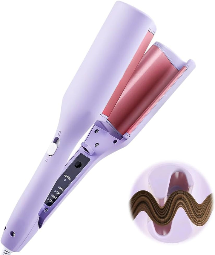 Welleneisen für Haare, 32mm Lockenstab Grosse Locken mit 4 Einstellbarer Temperatur Reisegrösse Beac
