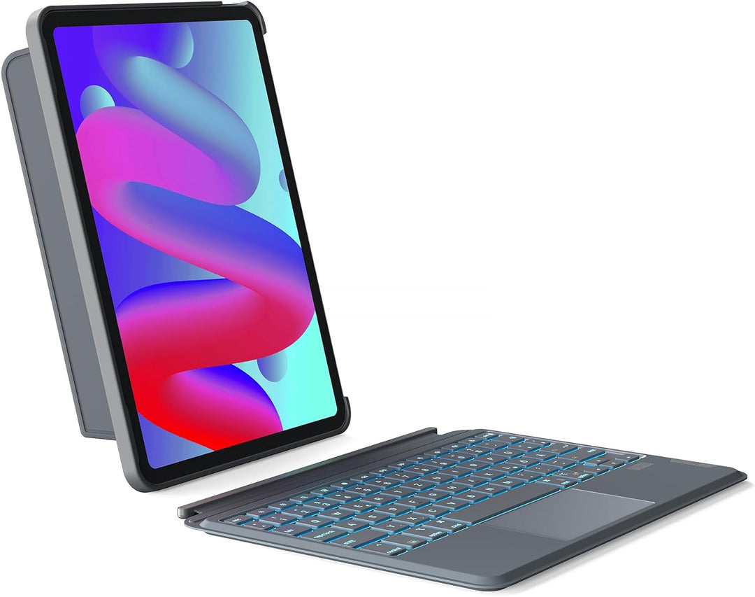 Inateck Tastatur Hülle Kompatibel mit iPad Air 5/4,iPad Pro 11 Zoll 4/3/2/1,Hoch-/Querformat Ständer