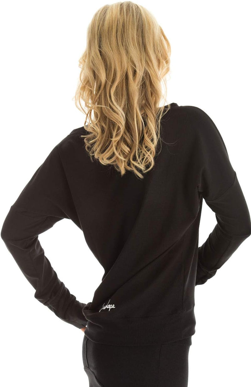 Winshape Damen Freizeit Sport Dance Fitness Longsleeve WS2 XS Schwarz, XS Schwarz