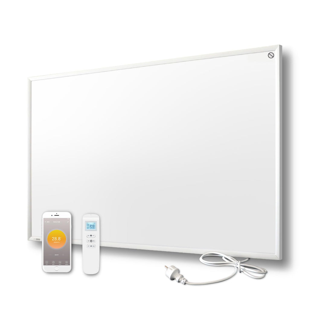 Infrarotheizung mit Thermostat 900 Watt - App Fernbedienung Steuerung - Infrarot Wandheizung - Elekt