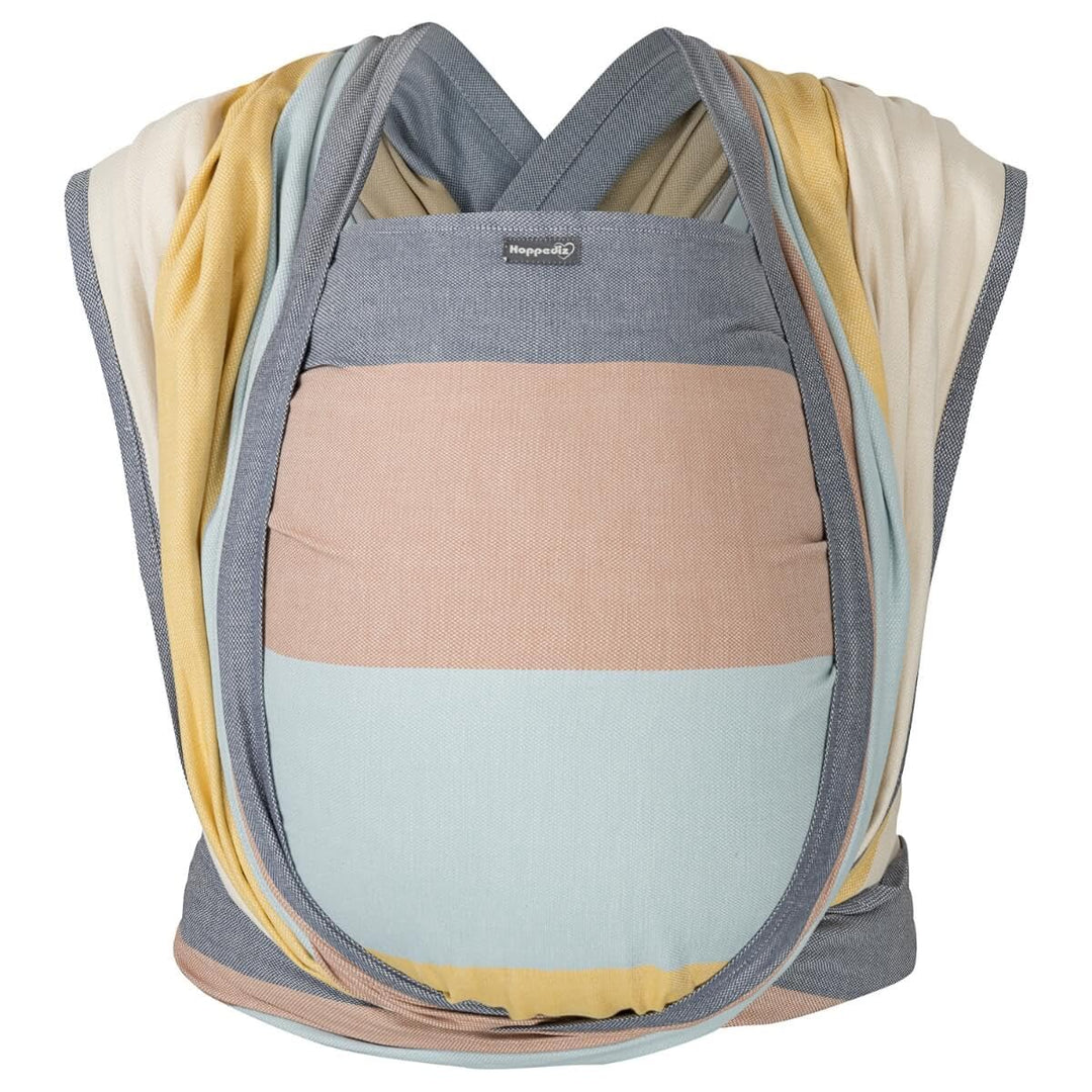 Hoppediz Ultraleichtes Babytragetuch ab Geburt, porto 5,40 m | Ergonomisches Tragetuch für Neugebore