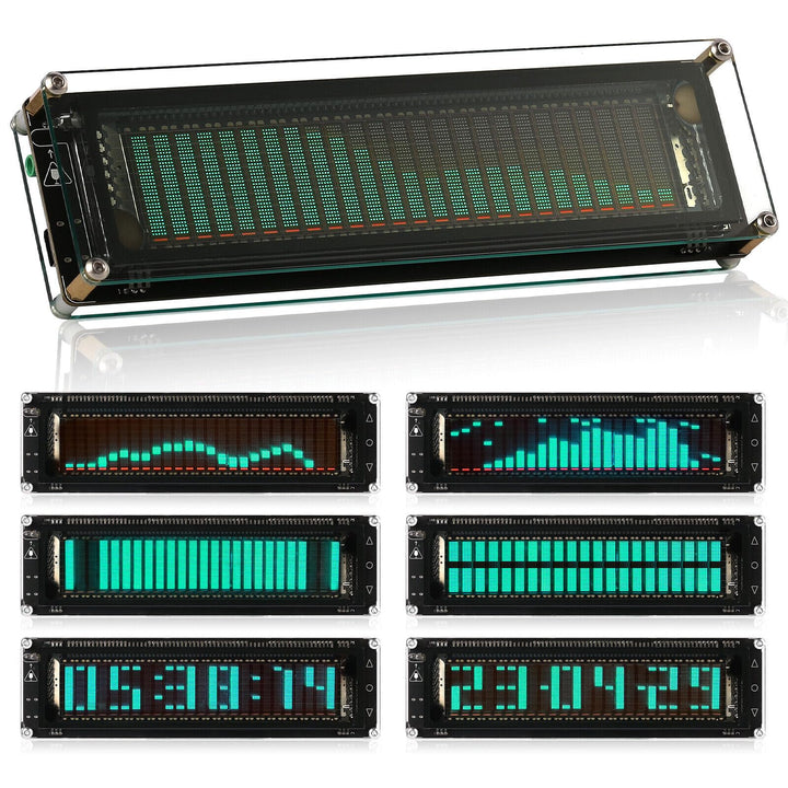 Nobsound AK2515 Music Spectrum Audio 15 Level Indicator VU Meter Screen Amplifier VFD LED Display Ve