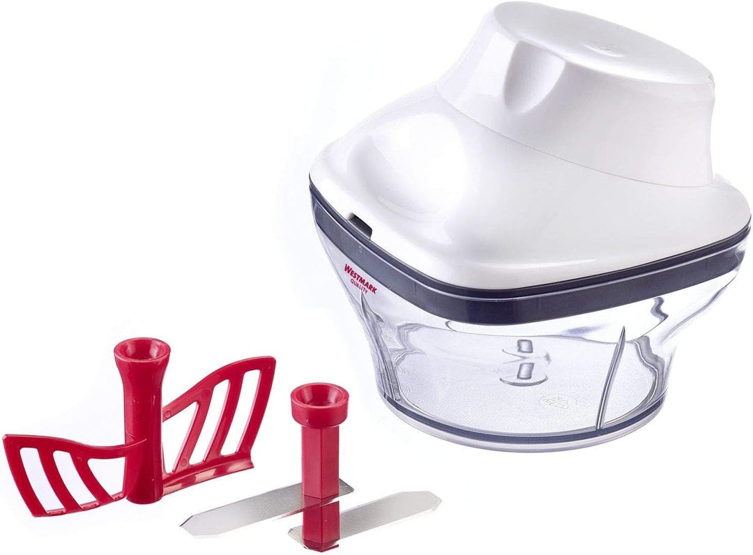 Westmark Zwiebel-/Kräuterschneider/Dressingquirl, mit Messer- und Quirleinsatz, Füllvolumen: 250ml,