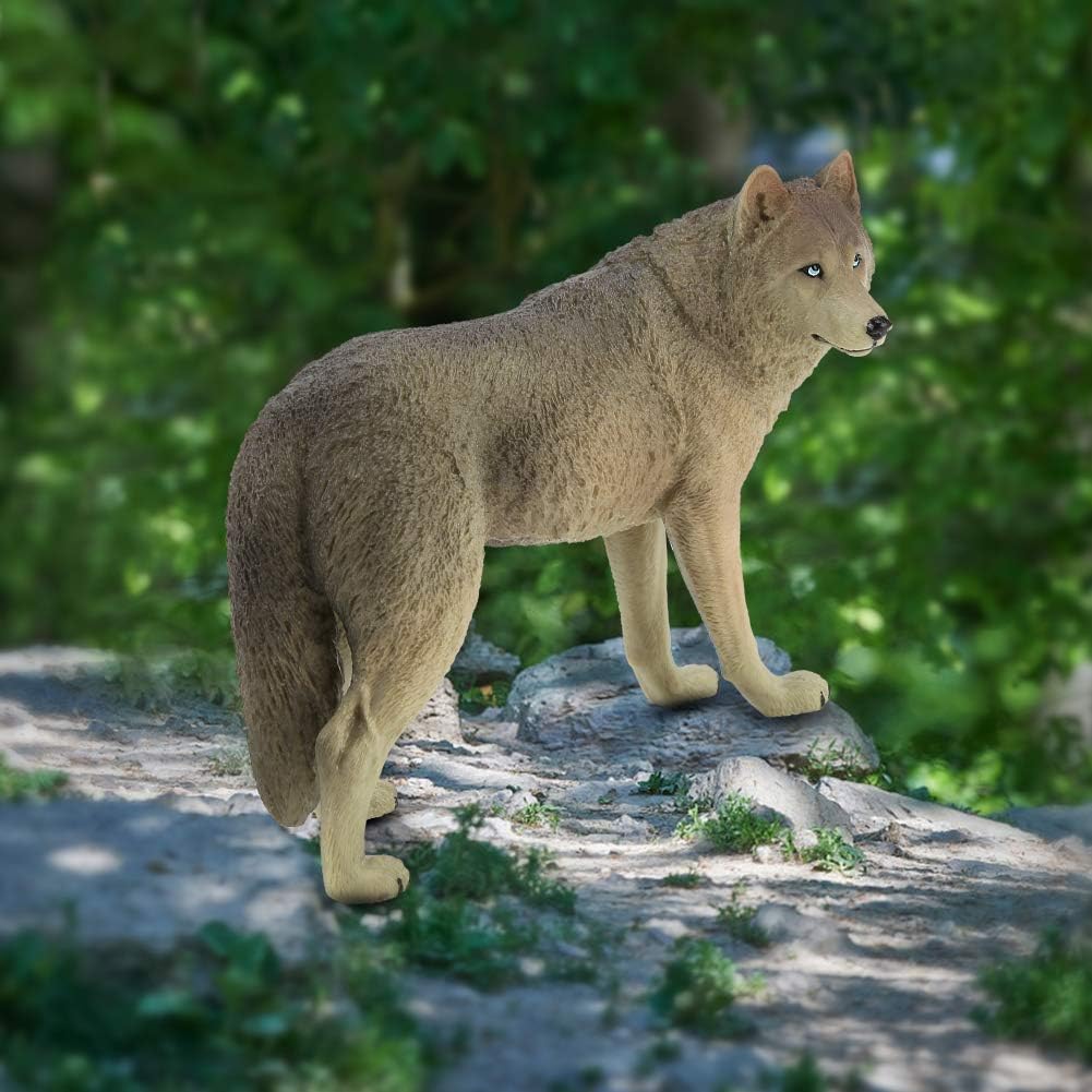 Wolf Figur Spielzeug Simulation Wildlife Tier Modell Spielzeug Zoo Tiere Modell Action Figuren Spiel