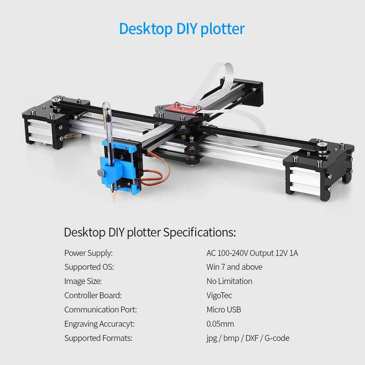 Desktop DIY Montiert XY Plotter Stift Zeichnung Roboter Zeichnung Maschine Malerei Handschrift Robot