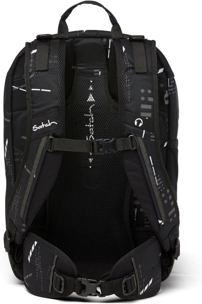 satch Air Schulrucksack Set 3tlg. inkl. Schlamperbox und Sporttasche Ninja Matrix, Ninja Matrix