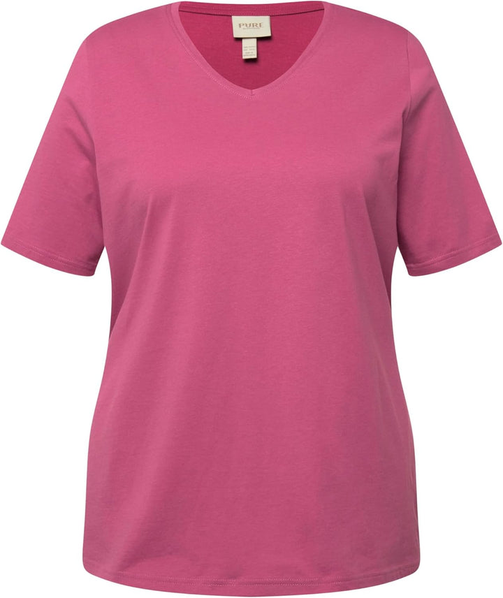 Ulla Popken Damen T-Shirt, Lila