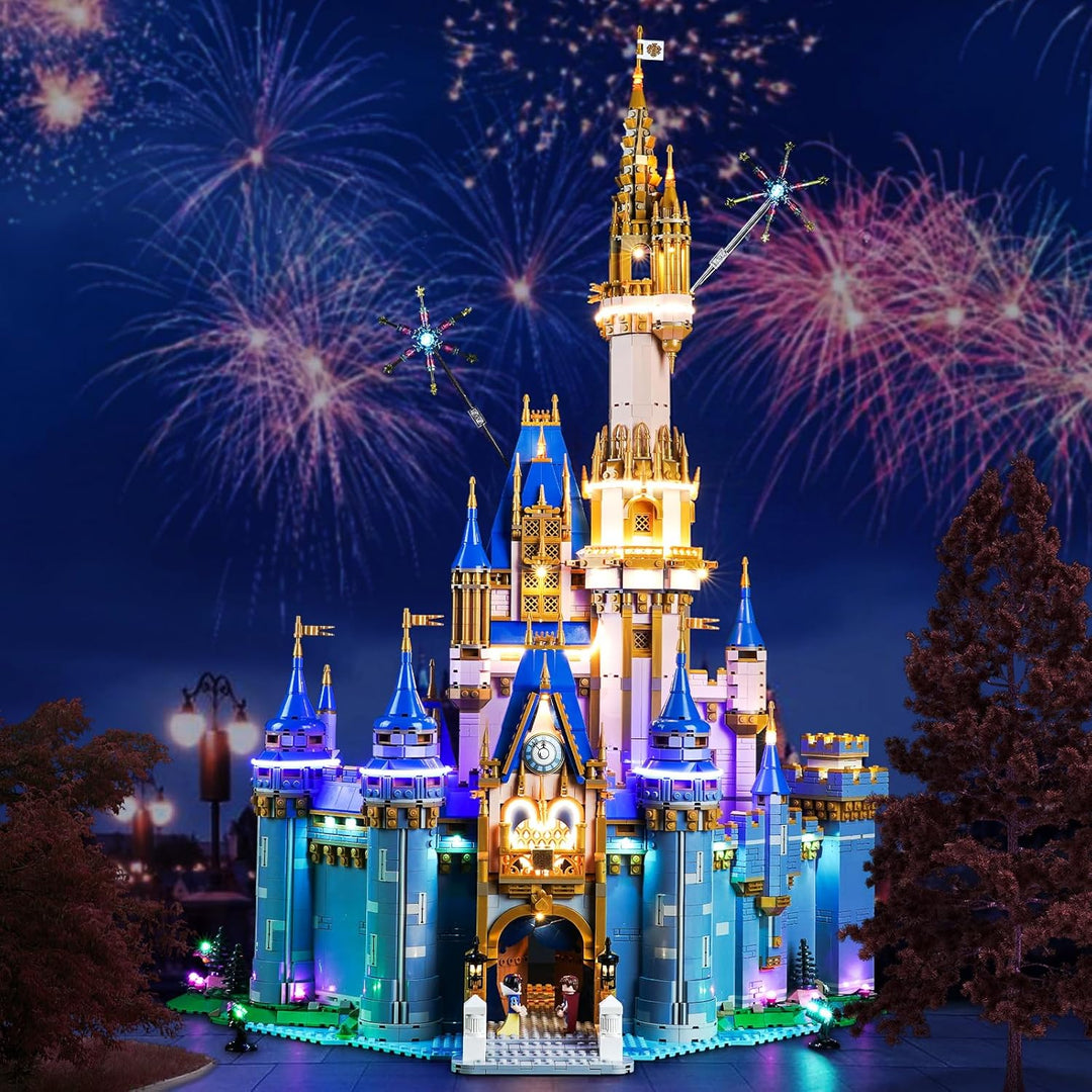 Led Licht Set für Lego 43222 New Disney Castle (Kein Lego), Dekorationsbeleuchtungsset für Lego Clas