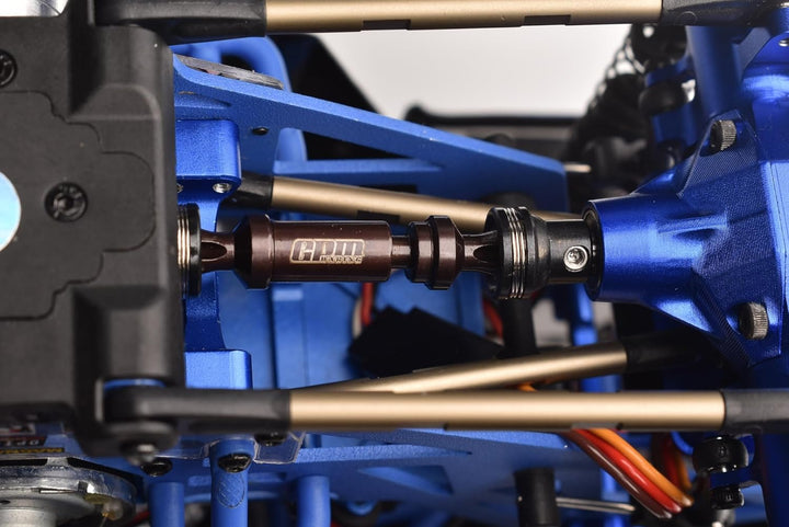GPM Medium Carbon Steel Front+Rear Center Driveshafts for Losi 1/18 Mini LMT 4X4 Brushed Monster Tru
