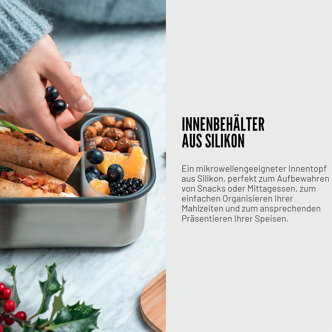 Edelstahl Sandwich 1250 ml Ozean, 1250 ml Ozean