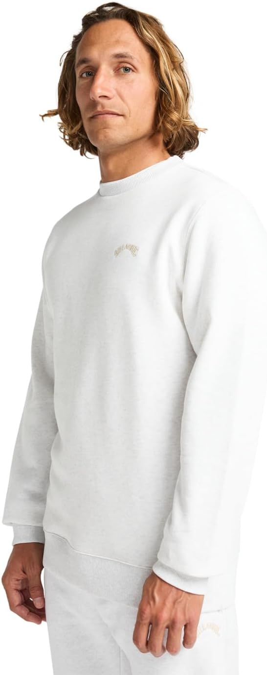 Billabong Herren Arch Cr Sweatshirt (1er Pack) XS Oatmeal Heather, XS Oatmeal Heather