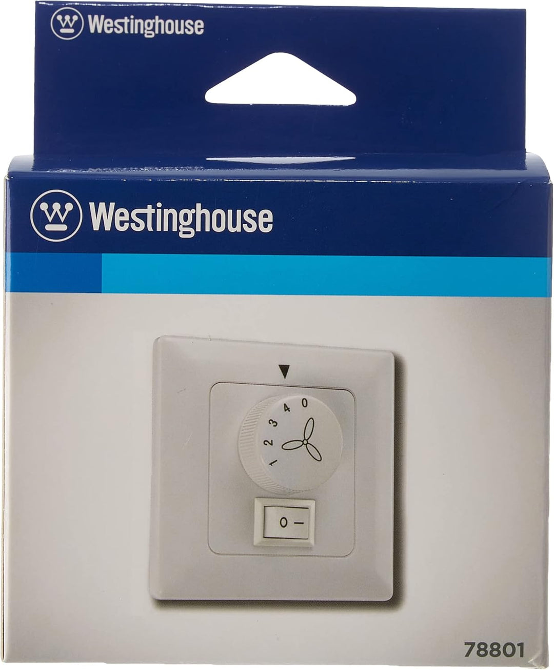 Westinghouse Lighting 76 cm Deckenventilator Turbo Swirl 78158 mit Einzelleuchte und sechs Flügeln,