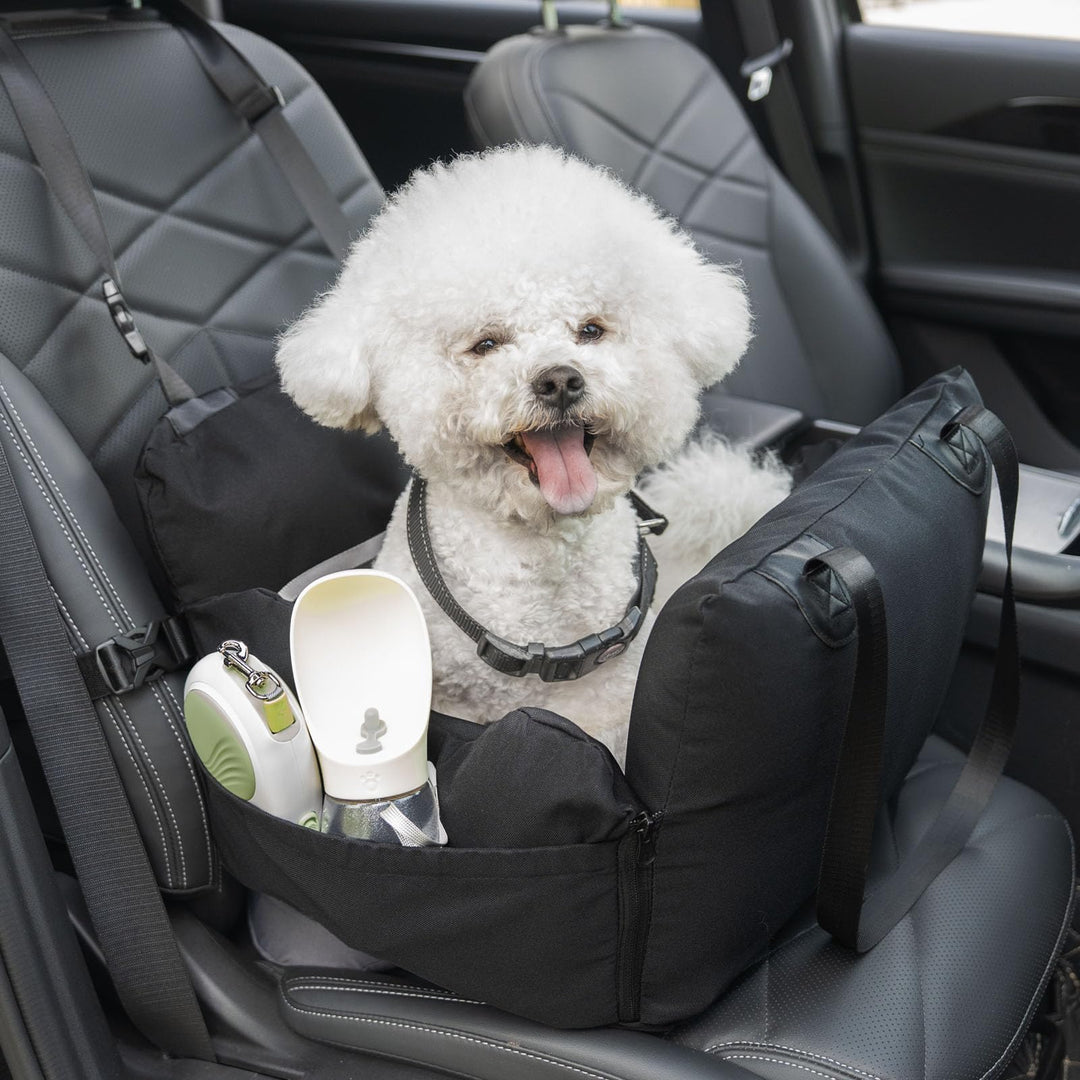 Hundesitz Auto, Abnehmbarer Airbag Design Schwarz Waschbar Hunde Autositz Gepolsterter, Vordersitz R