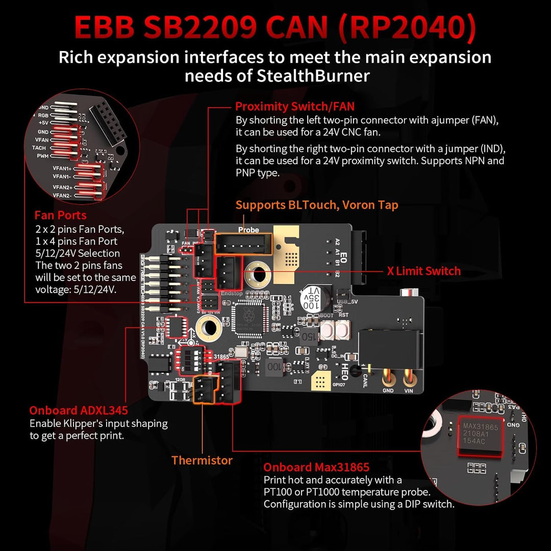 BIGTREETECH EBB SB2209 CAN V1.0（RP2040）