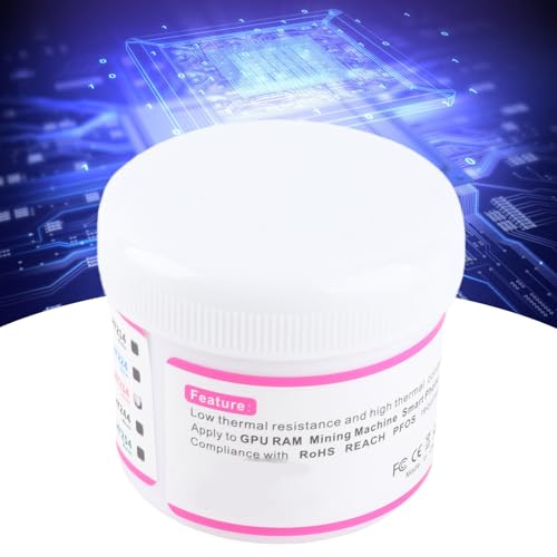 Wärmeleitpaste HY234 Rosa Hochleistungs Wärmeleitpaste Für CPU VGA Chipsatz PC Komponenten (100g), 1