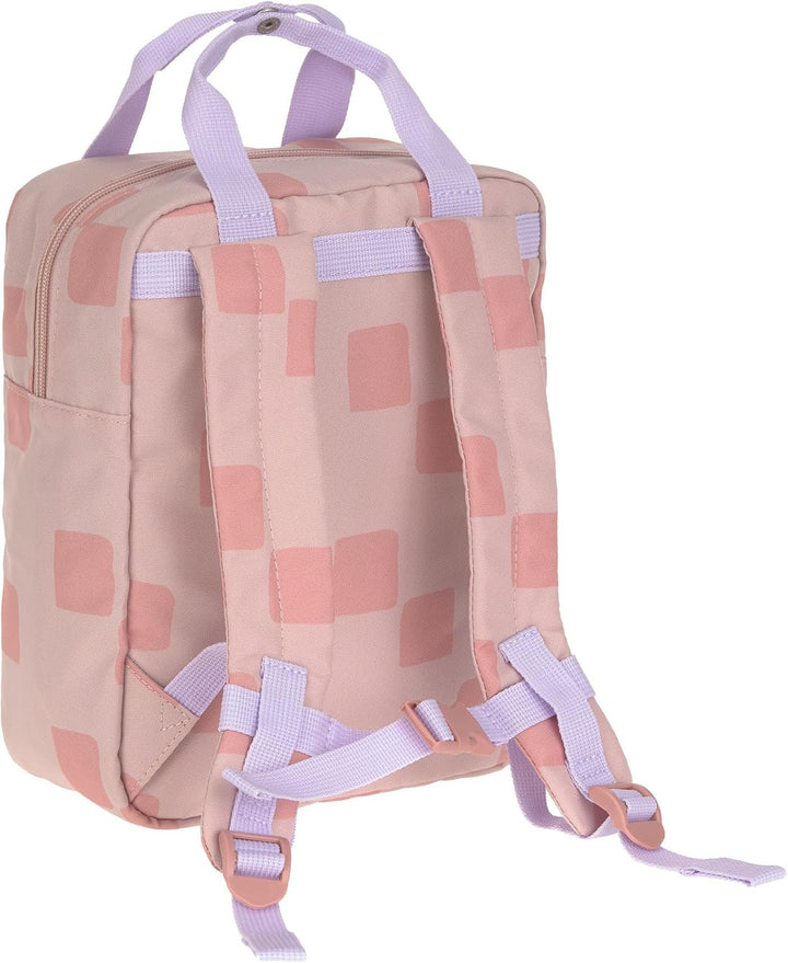 LÄSSIG Kindergartenrucksack Mini Square 7L Pattern Party Rose, Pattern Party Rose