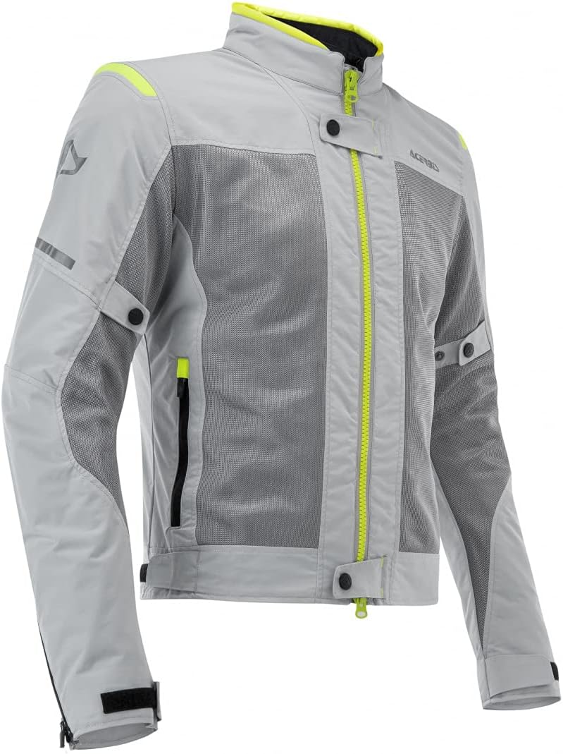 Acerbis Unisex 0023744.290.069 Jacke, Grau/Gelb, XXL