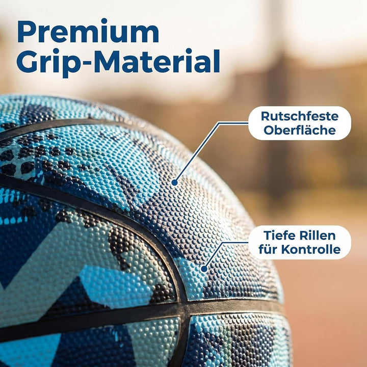 Basketball Kinder Grösse 5 & 3 Grösse 7– Weicher Mini-Ball mit Griffiger Oberfläche, Ideal für Schul