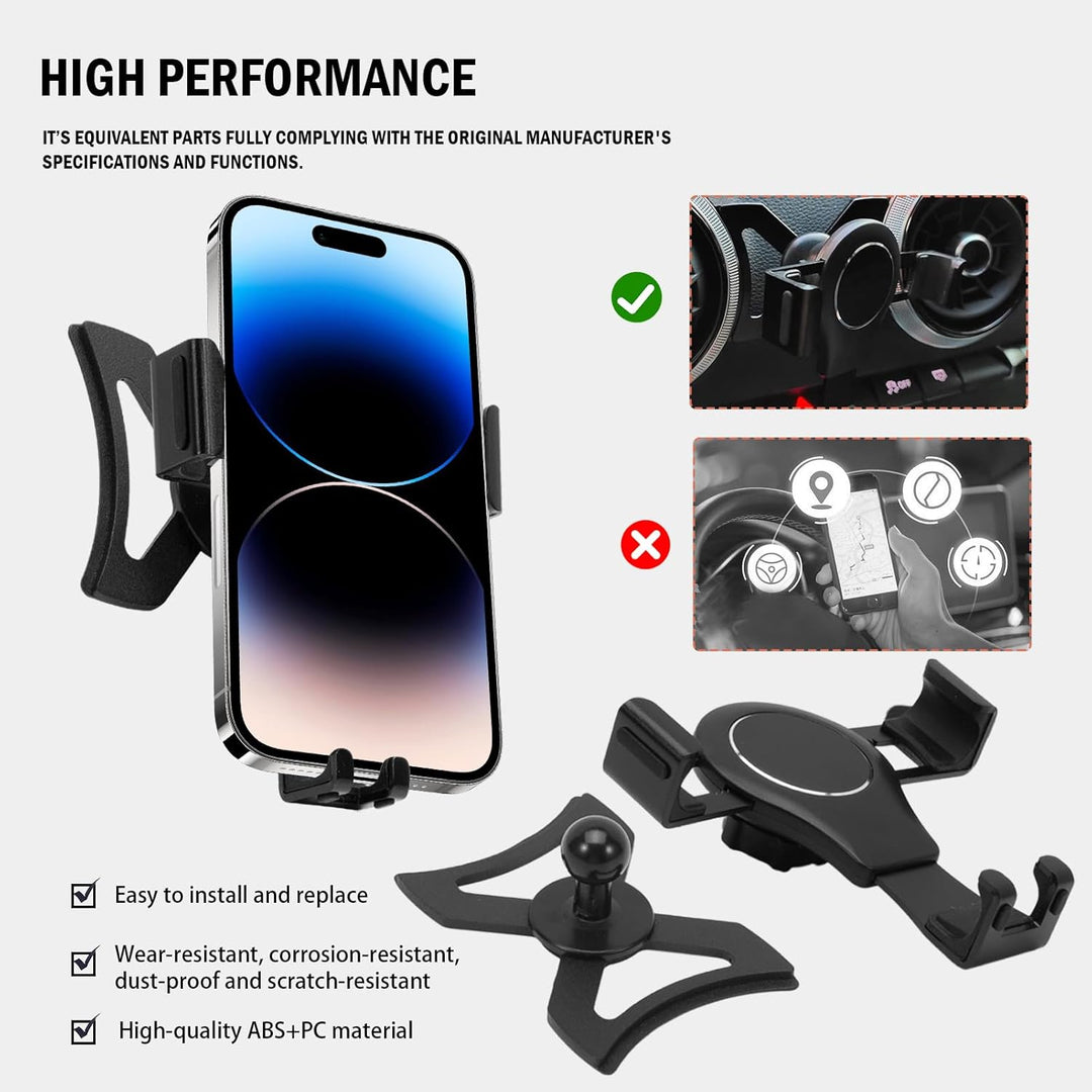 Handyhalterung für Audi A3 8V/S3 8V/SR3 8V 2013-2019 Gravity Auto Lock Stabil Ohne Jitter Handy Halt