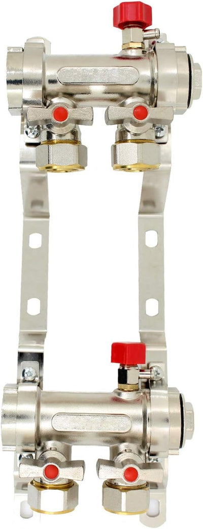 Messing heizkreisverteiler fussbodenheizung 2 3 4 5 6 7 8 fach heizkreisverteiler für heizkörper ver