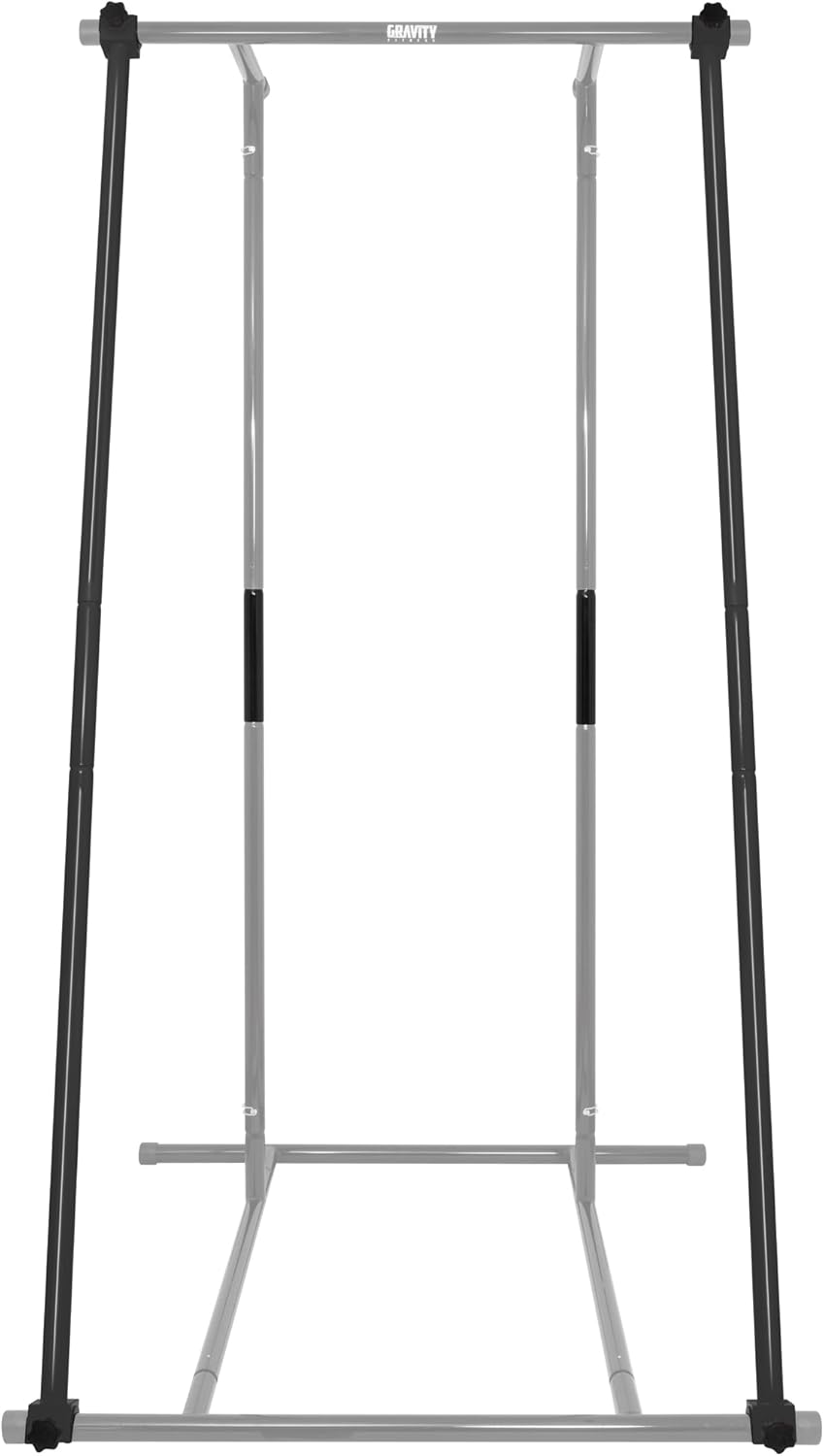 Gravity Fitness Klimmzug-Rack-Verlängerungsset, Schwarz