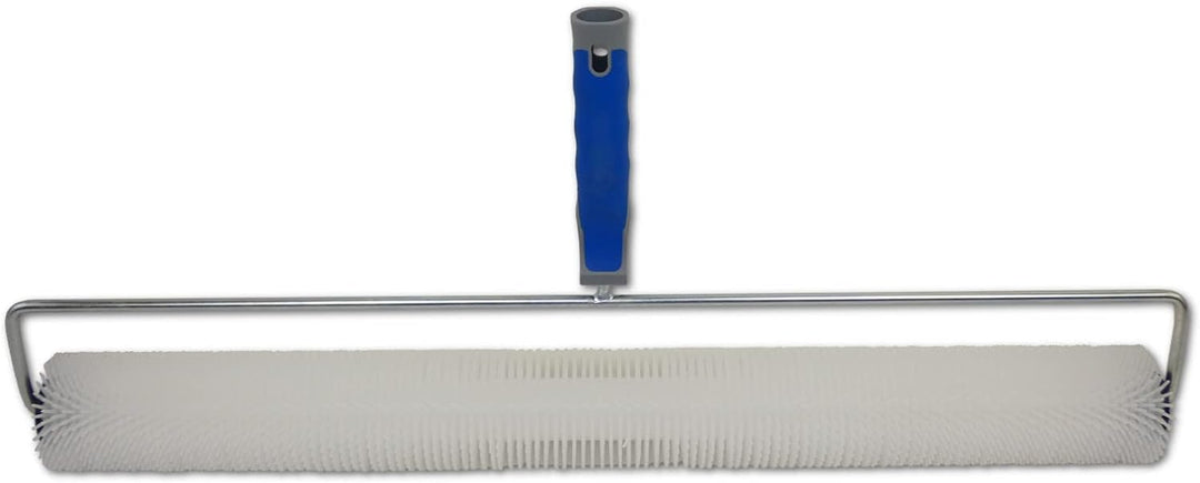 DEWEPRO Stachelwalze 70cm - Stachellänge 17mm - Stabiler Metallbügel und 2-K-Handgriff mit Stielaufn