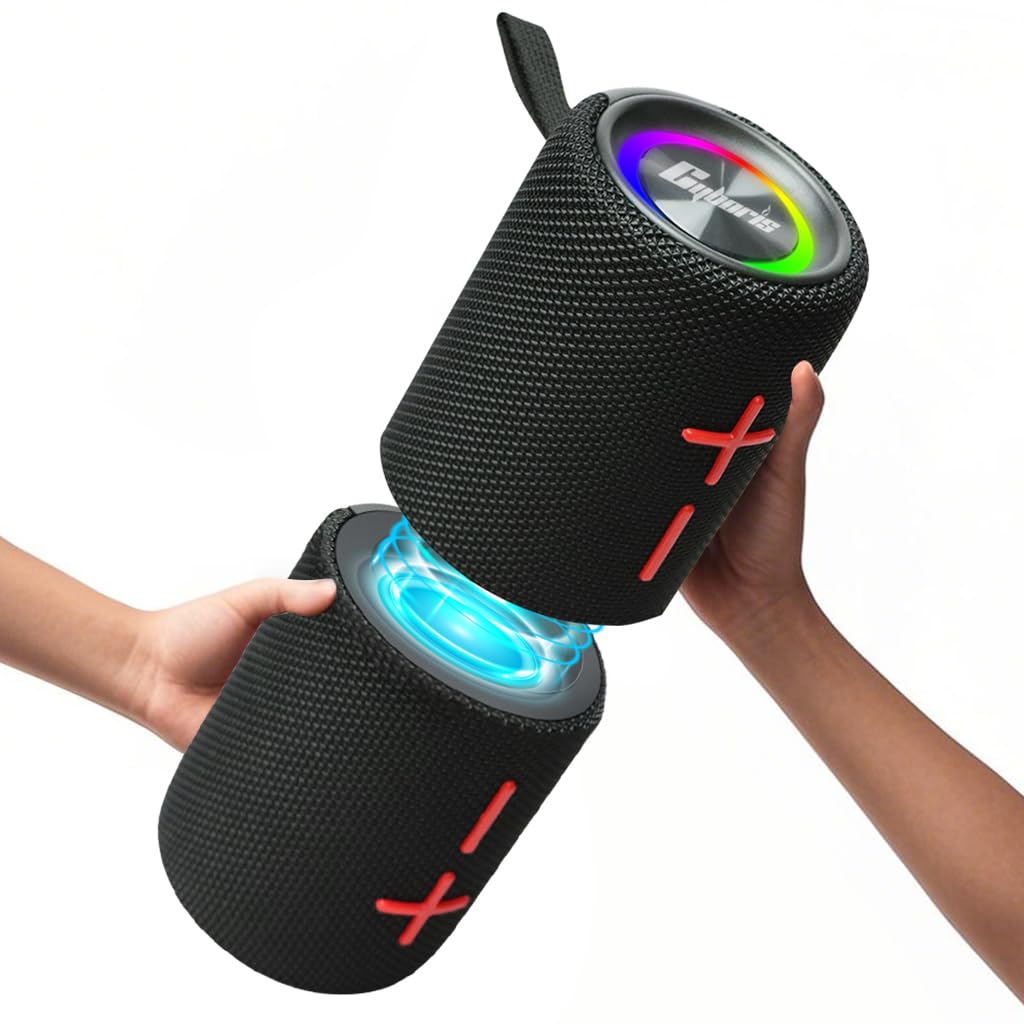 2 in 1 Magnetischer Dual Splittable Bluetooth Lautsprecher, 40W Tragbare Wireless Lautsprecher mit D