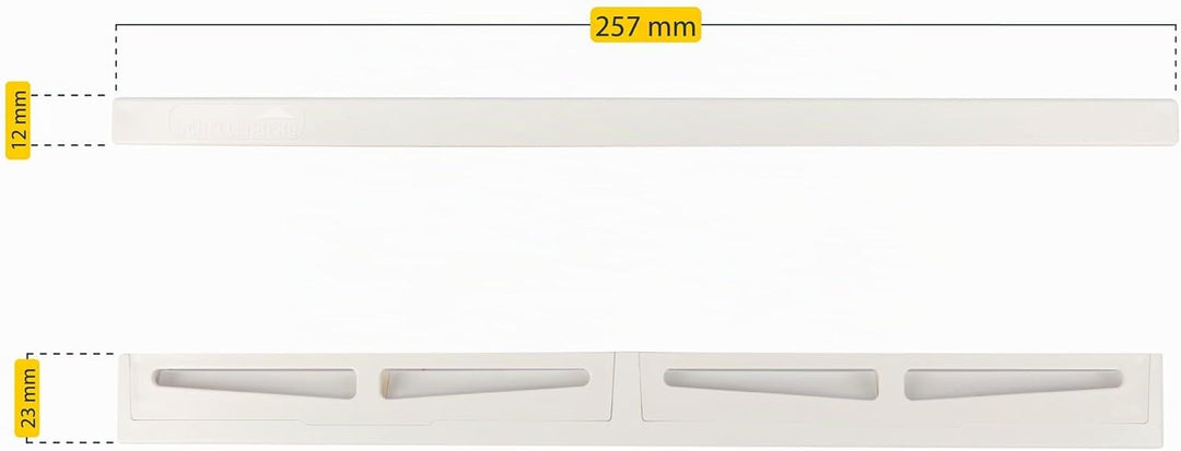 Schellenberg Fensterlüfter PLUS, Doppelpack, weiss, bohrfreie Montage, energie- und heizkostensparen