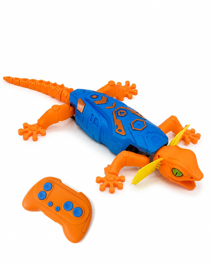 Kikapabi Ferngesteuerter Wandkletterer Gecko, RC Wandkletterer Echse LED-Augen, Boden- und Deckenkle