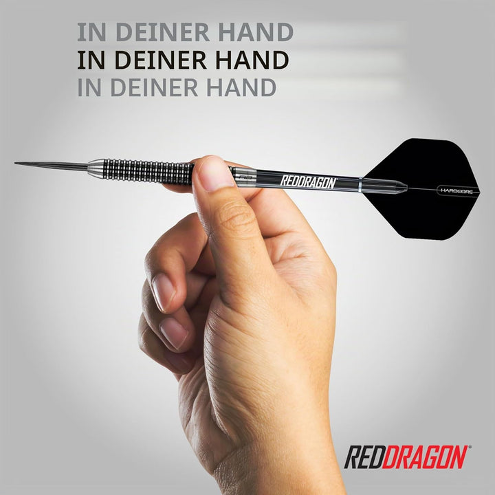 RED DRAGON Pegasus Professionelles Wolfram-Steeltip-Dart-Set, erhältlich in 21, 23, 24, 25, 26, 28,
