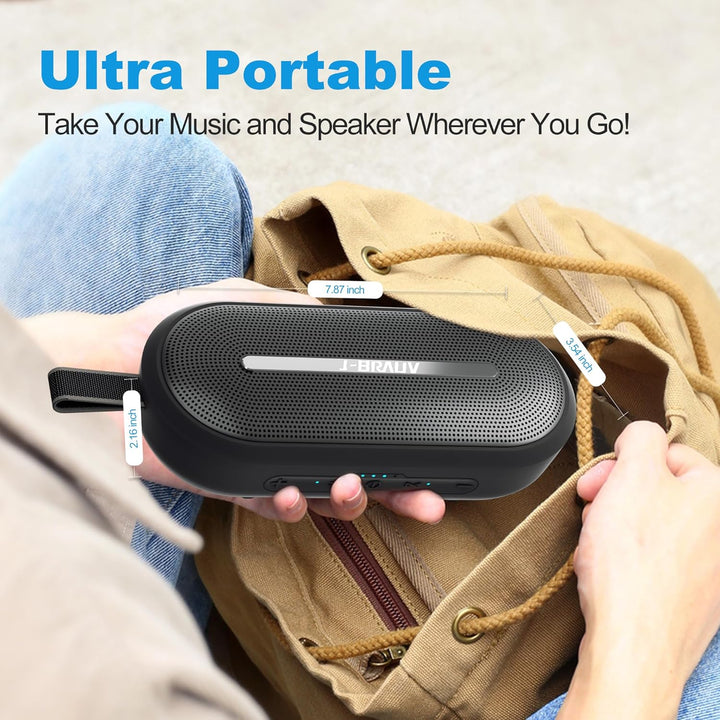 Flex Tragbarer Bluetooth Lautsprecher Outdoor, 25W wasserdichte Musikbox, IP67 Bluetooth Lautspreche