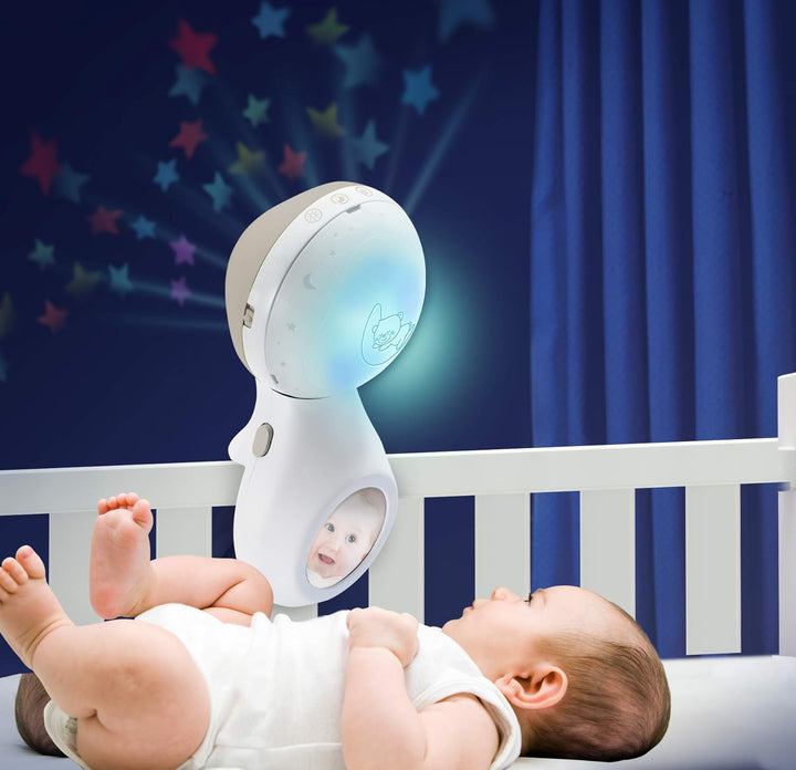 Infantino 3-in-1 Projektor Musik-Mobile, Umwandelbares Mobile, Lichtprojektor für Tisch & Kinderbett
