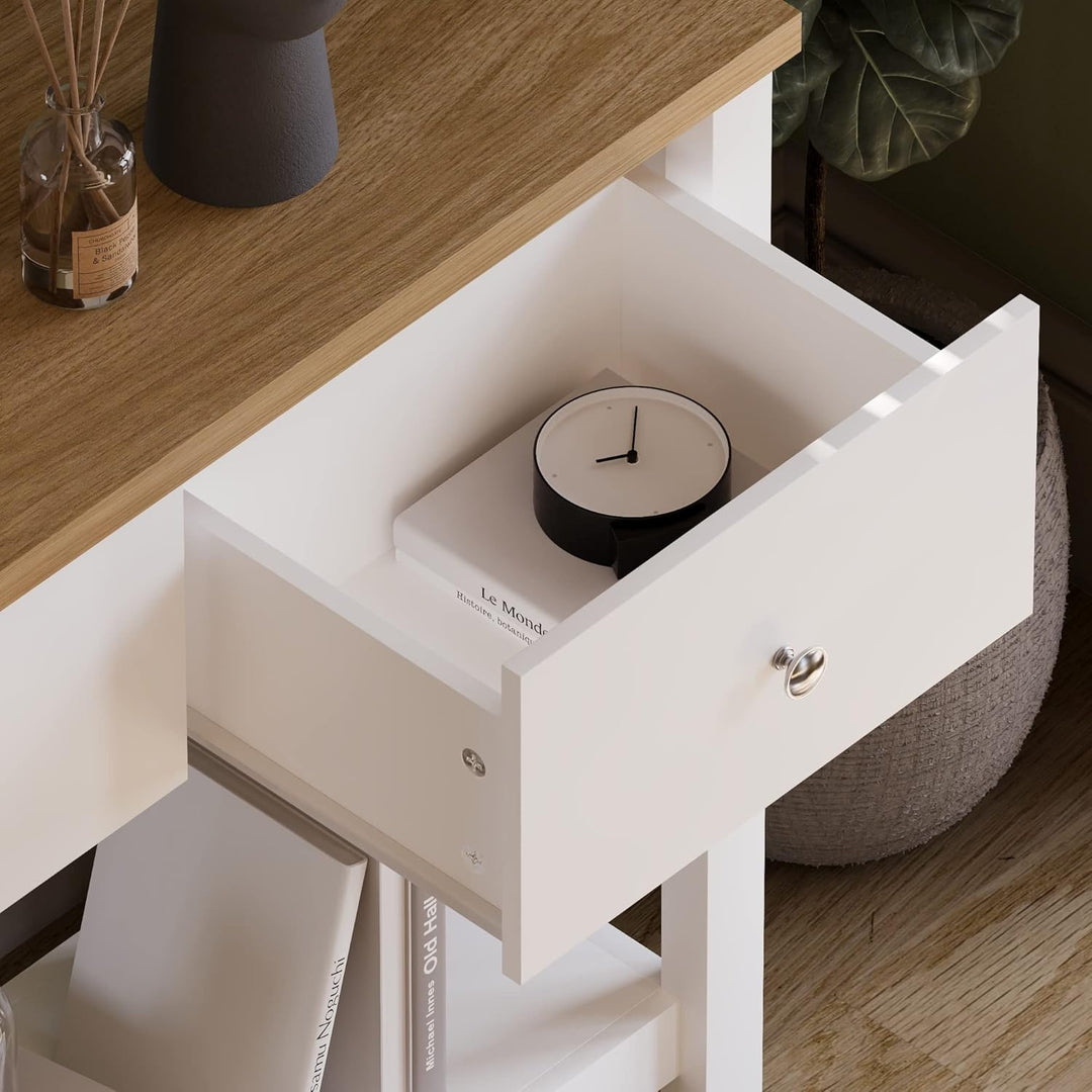 Vida Designs Schubladenboxen, MDF, Spanplatte und Melaminfurnier, Weiss, Standard, Weiss