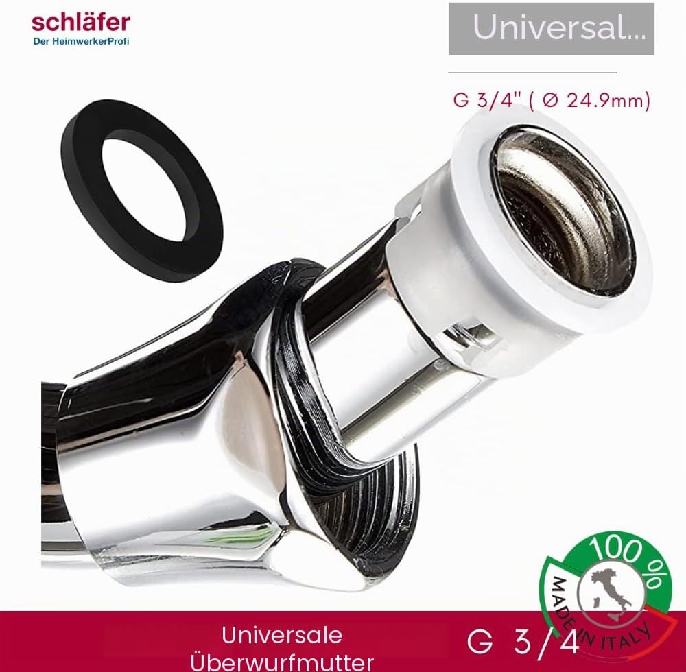 Schläfer 400811 | HU-Auslauf für Stand- und Wandarmatur | 200 mm | HU-Rohrauslauf mit Mischdüse M22,