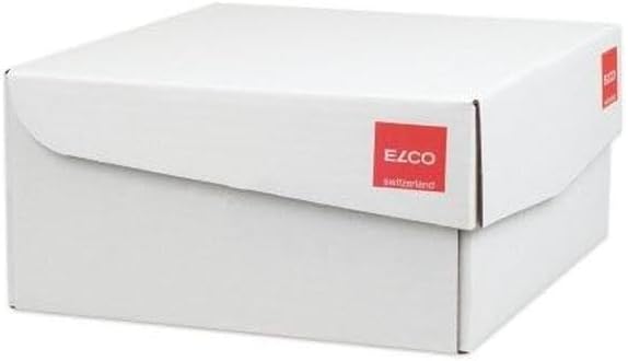 ELCO 38779 Proclima Box mit Deckel und 500 Briefumschläge/Versandtasche, Haftklebeverschluss, 100g,