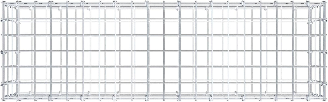 GABIONA Steinkorb-Gabione eckig, Maschenweite 5 x 10 cm, Tiefe 30 cm, Gabione 100 x 30 x 30 cm (L x