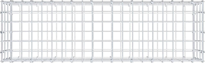 GABIONA Steinkorb-Gabione eckig, Maschenweite 5 x 10 cm, Tiefe 30 cm, Gabione 100 x 30 x 30 cm (L x