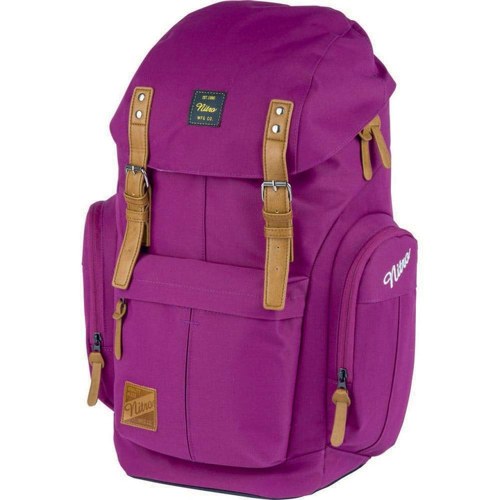 Daypacker Alltagsrucksack im Retro Look mit Gepolstertem Laptopfach, Schulrucksack, Wanderrucksack o