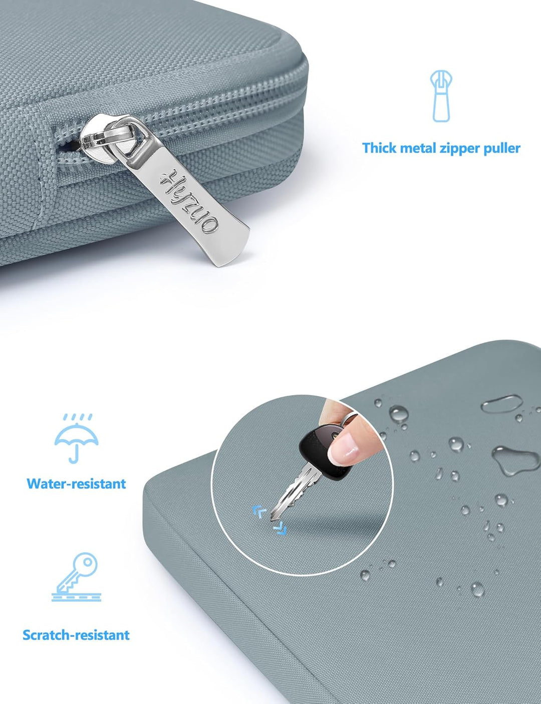 HYZUO 13,3-14 Zoll Laptophülle Tasche Set für MacBook Pro 14 M5/M4/M3/M2/M1 A3426 A3427, MacBook Air