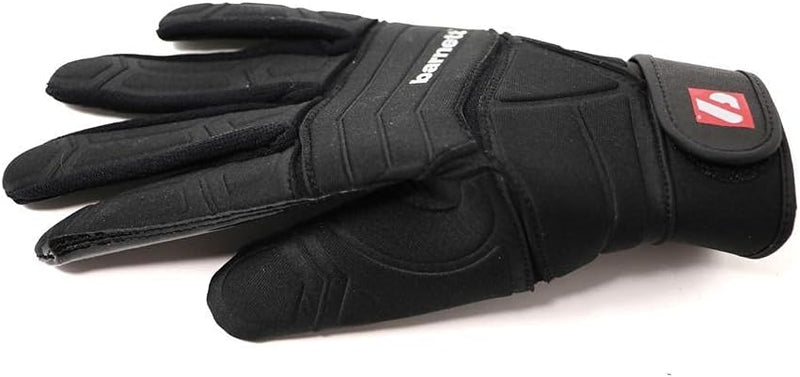 BARNETT FLG-03 American Football Handschuhe Linemen Profi, OL,DL, schwarz, M