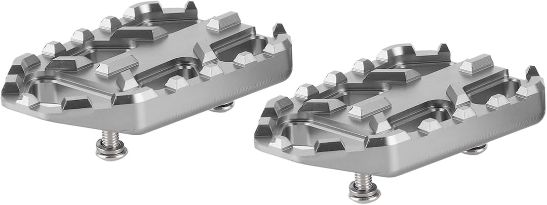 KIMISS Motorradpedal, 1 Paar Motorrad-Sicherheitsfussstütze CNC-Fussplatten aus Aluminiumlegierung P