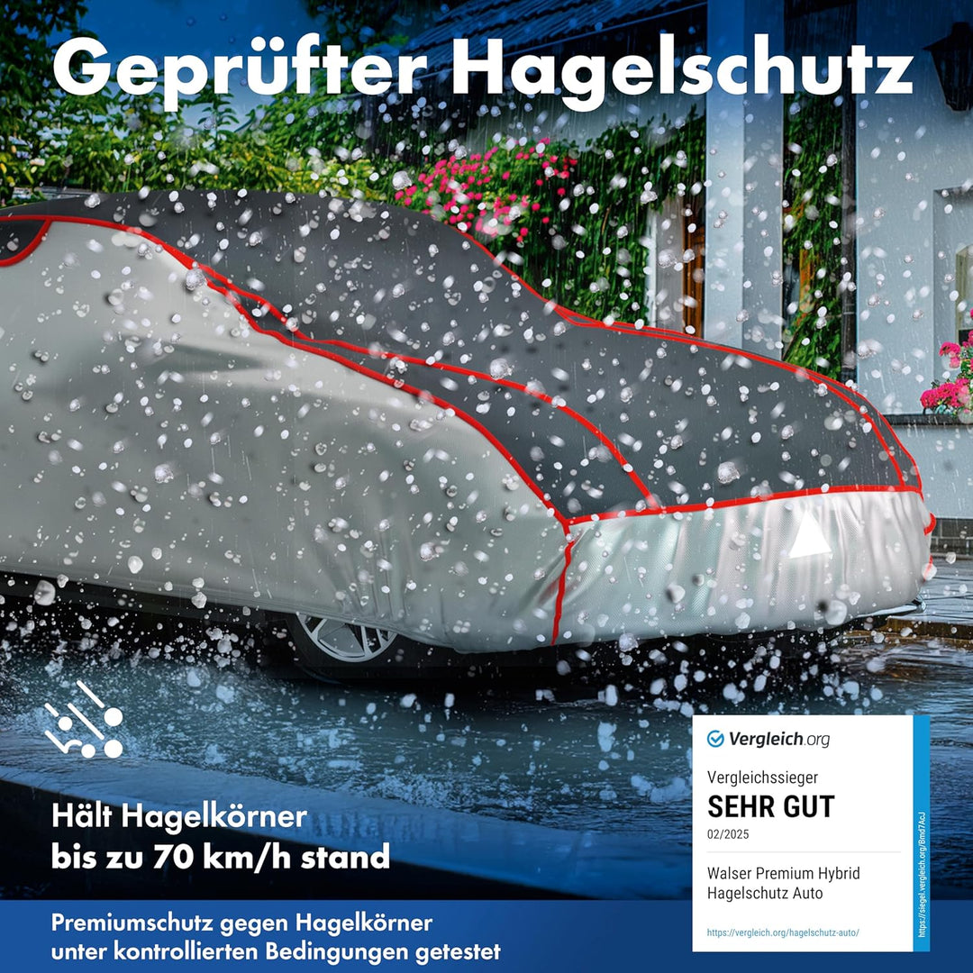 Walser Hagelschutz Abdeckplane Auto, Auszeichnung Sehr Gut* Auto Hagelschutzplane, Abdeckplane Auto